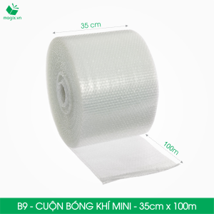 B9 - 35cmx100m - Cuộn bóng khí - màng xốp hơi